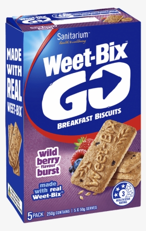 Weet-bix Go Wild Berry Flavour Burst - Weetbix Go