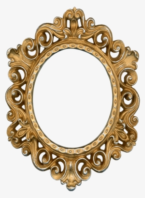 Moldura Oval Bronze - Vintage Picture Frame Clip Art