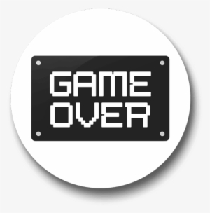 Game Over Badge - Game Stickers