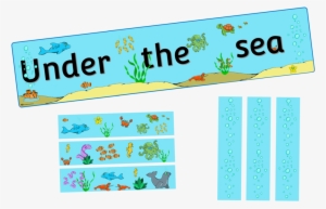 'under The Sea' Theme/topic Display Banner And Borders