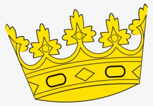 Big Tilted Crown Clip Art At Clker - Transparent Kings Cartoon Crown