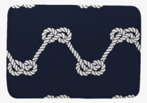 Seamless Nautical Rope Pattern - Figure-eight Knot