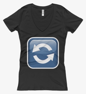 Women's Emoji V Neck - Adopt Don't Shop T Shirt | Rescue Dogs Matter Tee |