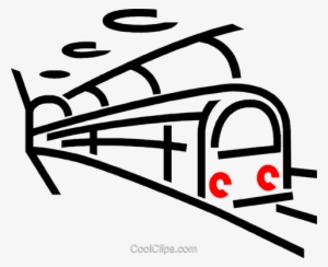 Subway Train Royalty Free Vector Clip Art Illustration