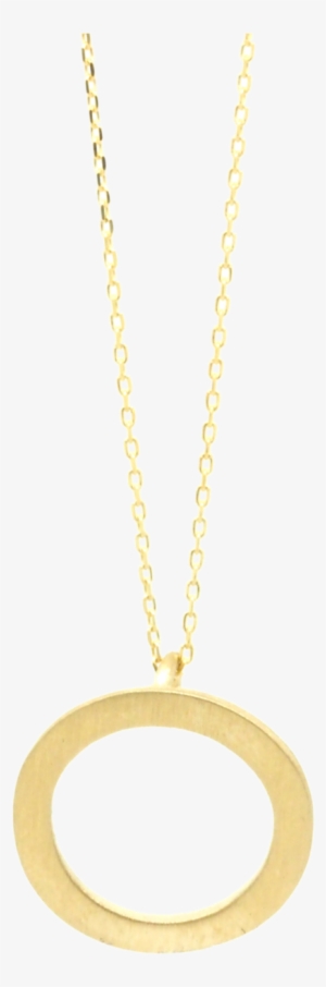 Matte Open Blank Circle - Pendant