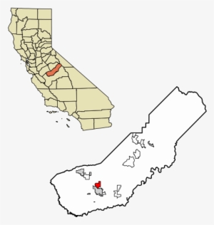 Madera County California Incorporated And Unincorporated - California Map