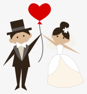 Imagens Png De Noivos Casamento - Bride And Groom Png