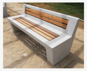Banca Villarrica Con Respaldo Madera - Villarrica