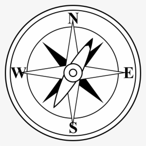 Compass Clip Art - Compass Clipart Black And White