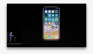 It's A Black Bar On The Home Screen, But A Notch On - Steve Jobs Iphone X