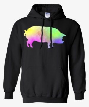 Colorful Pig Farmer Watercolor Art Graphic T-shirt - Shirt