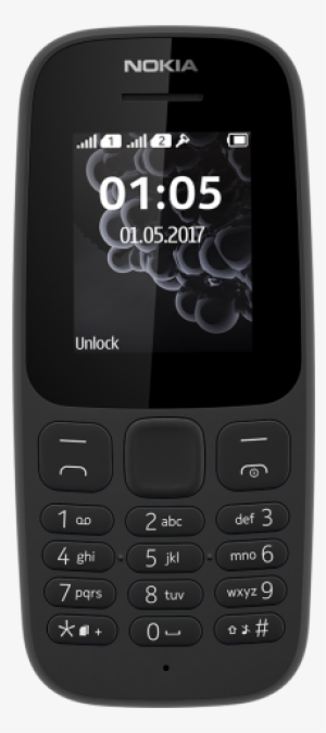 Nokia 105 2017 Black - Nokia 105 Dual Sim 2017