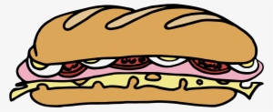 Sandwich Clipart - Sub Sandwich Clip Art