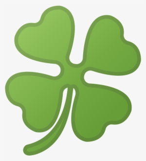 Four Leaf Clover Icon - Emoji Glück
