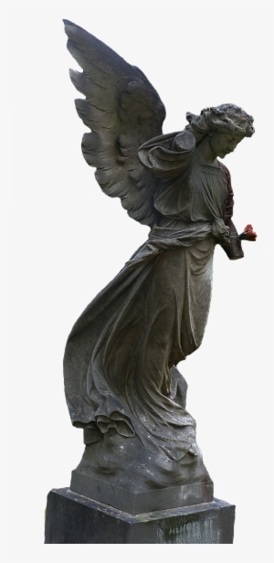 Clip Art Library Stone Png For - Angel Statue Png