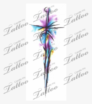 Marketplace Tattoo Watercolor Sword - Esküvői Idézet