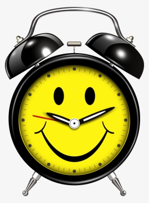 Smiling Alarm Clock Png Clip Art - Alarm Clock Clipart