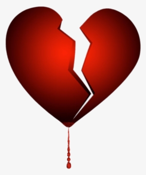 Broken Bleeding Heart - Heart Broken Emoji Tattoo