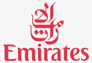 Emirates Logo And Wordmark - Emirates Logo Png