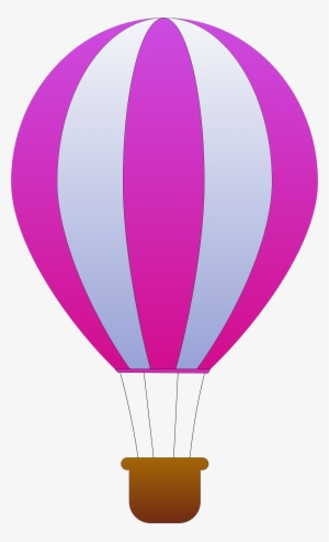 Hot Air Balloon Purple
