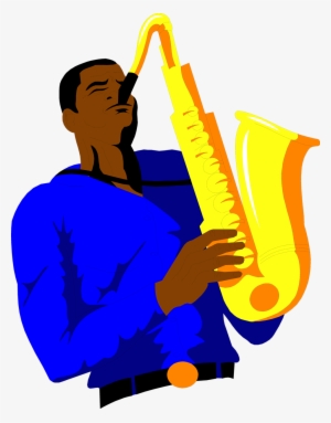 Saxophone Free An African American Clip Art - Saxophone