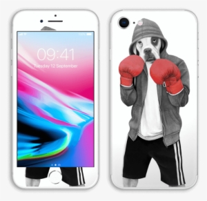 Street Boxer - Iphone 8 Plus Argent