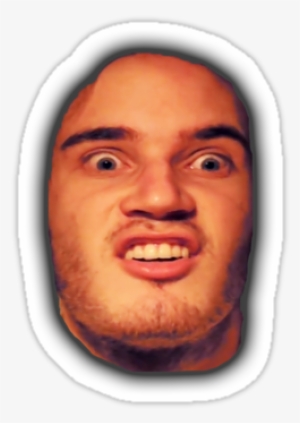 Stink Fag Posted - Pewdiepie Funny Face Png