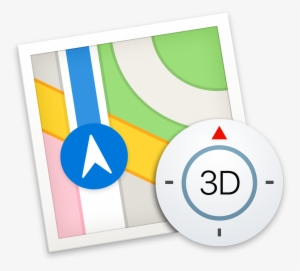 Apple Maps Icon- Macos - Mac Os Maps Icon