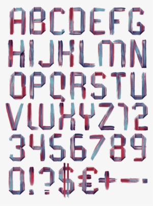 Colorful Artistic Font - Colorfulness