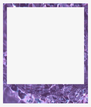 Download Polaroid Tumblr Png Clipart Instant Camera - Polaroid Frame Png Purple