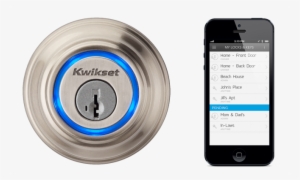 Iphone-operated Digital Lock Makes House Keys A Thing - Kwikset 99250-002 925 Kevo 15 Bluetooth Electronic
