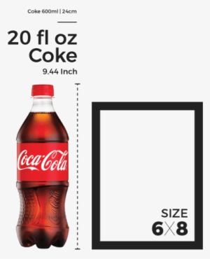 Coca Cola Size Comparison - Coca-cola Bottle, 20 Fl Oz