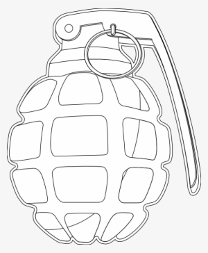 Grenade Coloring Page