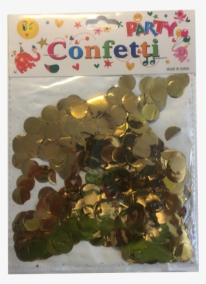 Round Shape Confetti Foil 1,5 Cm Gold - Gold