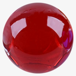 Solid Color Glass Sphere - Red Glass Ball Png