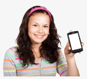 Free Png Girl With Mobile Phone Png Images Transparent - Girl With Mobile