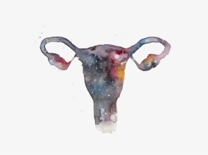 The Uterverse Watercolor - Woman