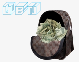 gucci bag with money