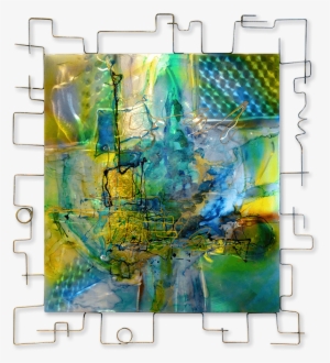 “convergence Iii” - Painting