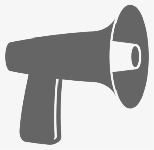 How To Set Use Gray Megaphone Clipart