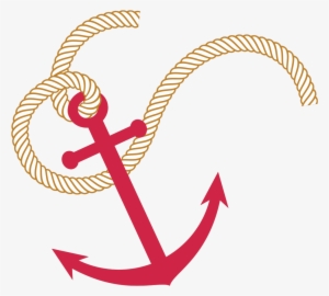 Jpg Free Stock Anchor With Rope Clipart - Nautical Clipart Png