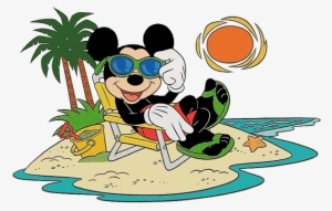 Beach Clipart Mickey Mouse - Disney
