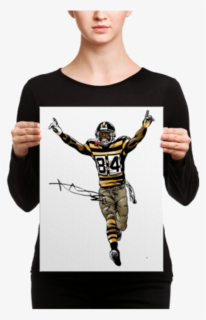 Pittsburgh Steelers Antonio Brown Touchdown Canvas - Scripture Wall Art For Wall Decor Printed