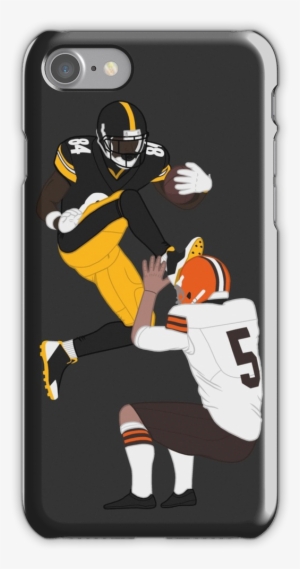 Minimalist Antonio Brown Iphone 7 Snap Case - Iphone 8 Steelers Cases