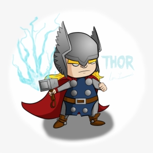 Mini Thor By Ianlammiart On Deviantart Picture Freeuse - Thor Y Hulk Animados