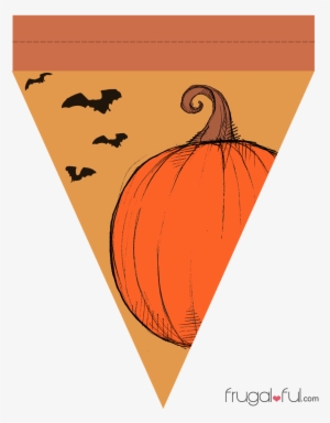 Another Great Banner Halloween Bunting, Halloween Silhouettes, - Triangle Banner Template For Halloween