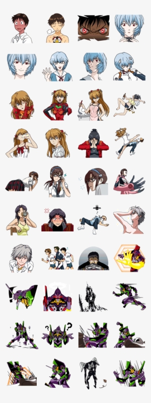 Neon Genesis Evangelion - Telegram Stickers Library