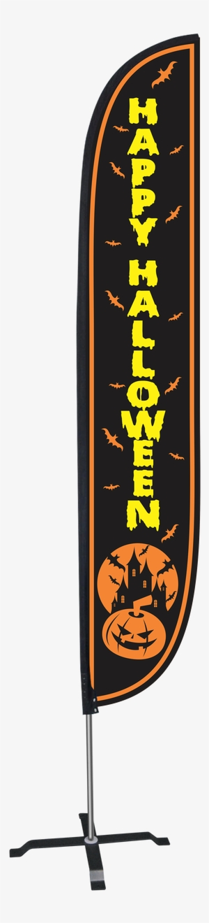 Sale - Lookourway Happy Halloween Feather Flag Complete Set