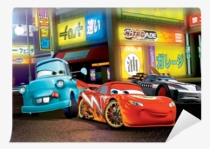 Lightning Mcqueen's Team Wall Mural Disney • Pixers® - Europosters 1587wm Disney Cars Lightning Mcqueen Wallpaper