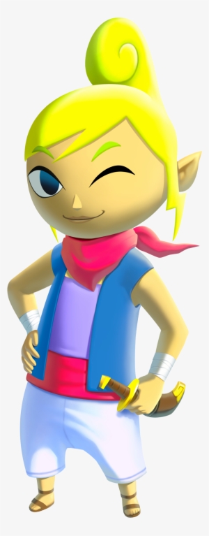 After Descending On Hyrule Field And Running Around - Tetra Wind Waker Hd